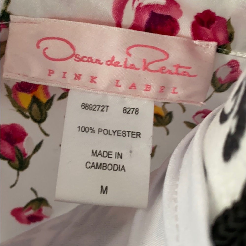 Oscar de la Renta top. Ruffle detailing. Size.M - Picture 2 of 5